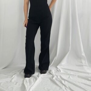 Y2K Black Low Rise‎ Flare Trousers